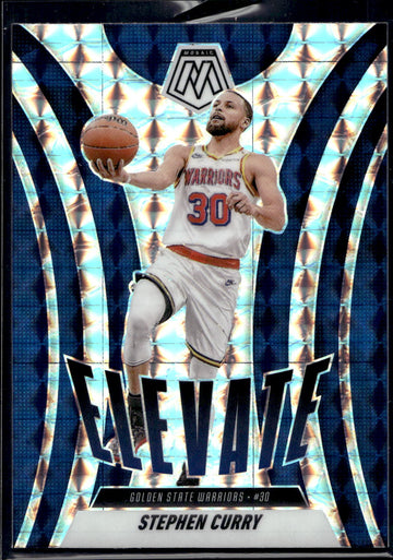 2024-25 Panini Mosaic #24 Stephen Curry Elevate Mosaic