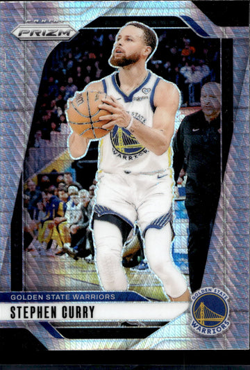 2024-25 Panini Prizm #134 Stephen Curry Prizms Silver