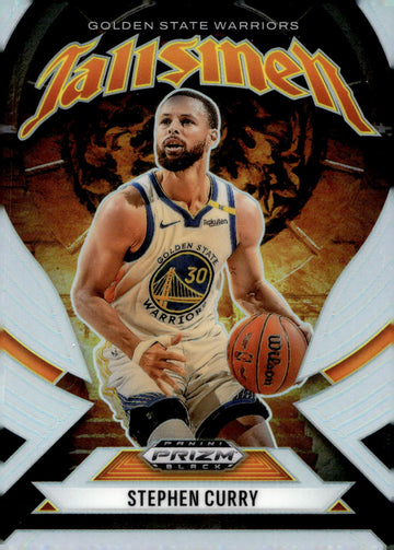 2024-25 Panini Prizm Black #7 Stephen Curry Talismen Silver Prizms