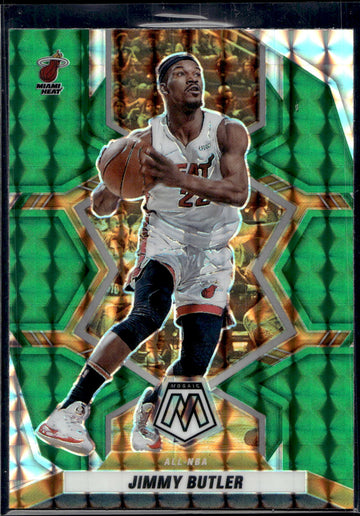2021-22 Panini Mosaic #291 Jimmy Butler Green