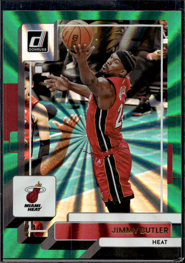 2022-23 Donruss #71 Jimmy Butler Holo Laser Green