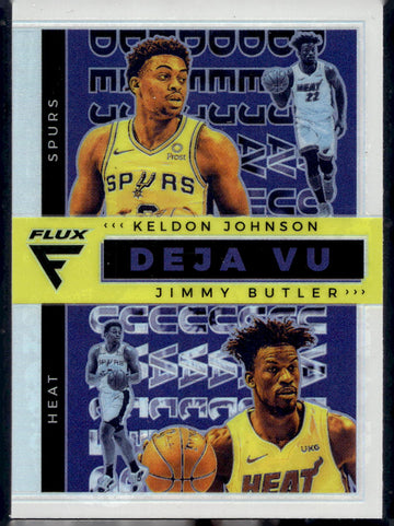 2020-21 Panini Flux #23 Jimmy Butler / Keldon Johnson Deja Vu