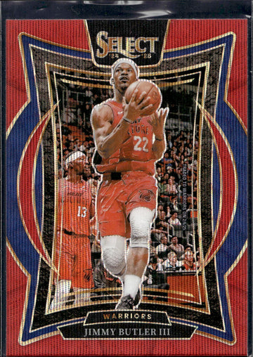 2024-25 Panini Select #34 Jimmy Butler III Red Wave Prizm