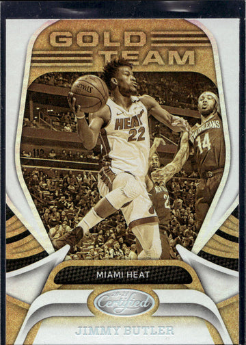 2020-21 Panini Certified #6 Jimmy Butler Gold Team