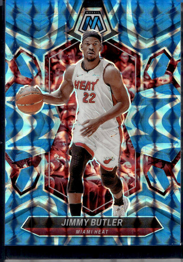 2023-24 Panini Mosaic #121 Jimmy Butler Reactive Blue