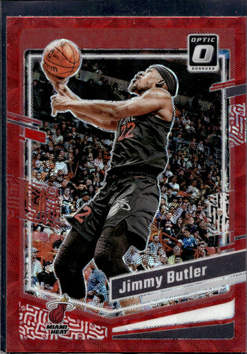 2023-24 Donruss Optic #154 Jimmy Butler Red International
