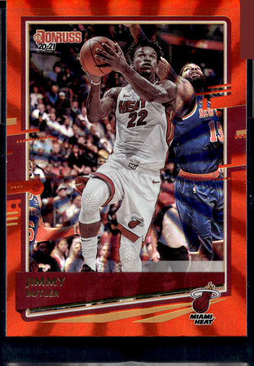 2020-21 Donruss #189 Jimmy Butler Holo Orange Laser