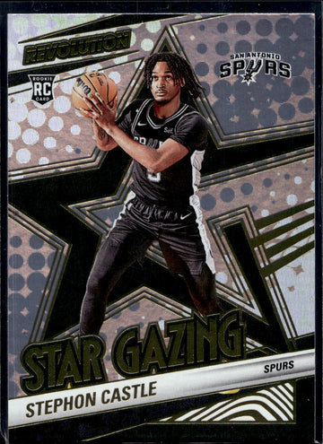 2024-25 Panini Revolution #4 Stephon Castle Star Gazing