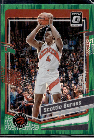 2023-24 Donruss Optic #12 Scottie Barnes Green Shock