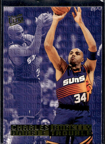 1995-96 Ultra #1 Charles Barkley Double Trouble