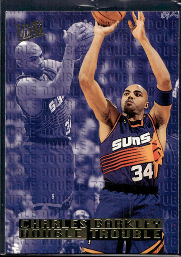 1995-96 Ultra #1 Charles Barkley Double Trouble