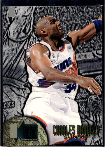 1995-96 Metal #84 Charles Barkley Silver Spotlight