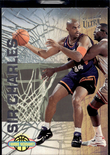 1993-94 Ultra #1 Charles Barkley Famous Nicknames