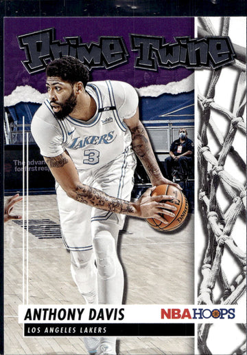 2021-22 Hoops #6 Anthony Davis Prime Twine