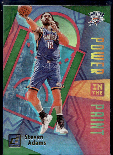 2020-21 Donruss #9 Steven Adams Power in the Paint
