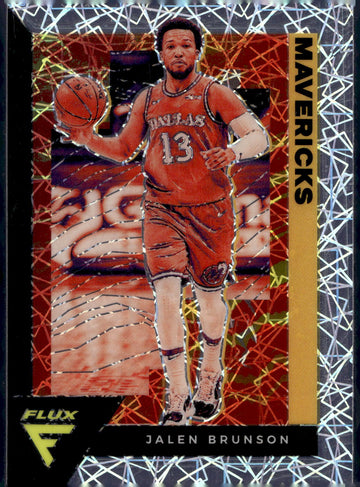 2020-21 Panini Flux #39 Jalen Brunson Laser