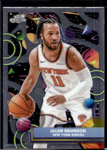 2025-26 Topps Chrome Cosmic #8 Jalen Brunson
