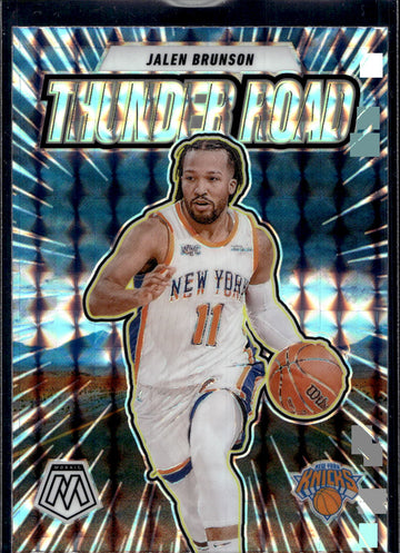 2024-25 Panini Mosaic #11 Jalen Brunson Thunder Road Mosaic