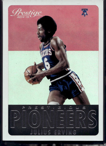 2014-15 Panini Prestige #16 Julius Erving Prestigious Pioneers