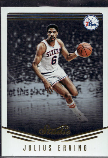 2016-17 Panini Studio #53 Julius Erving