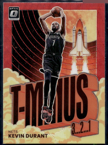2021-22 Donruss Optic #6 Kevin Durant T-Minus 3...2...1 Purple