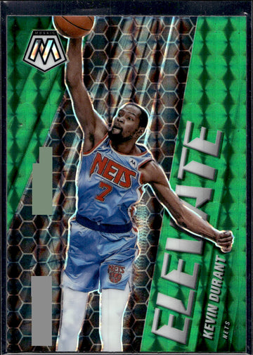 2020-21 Panini Mosaic #9 Kevin Durant Elevate Mosaic Green