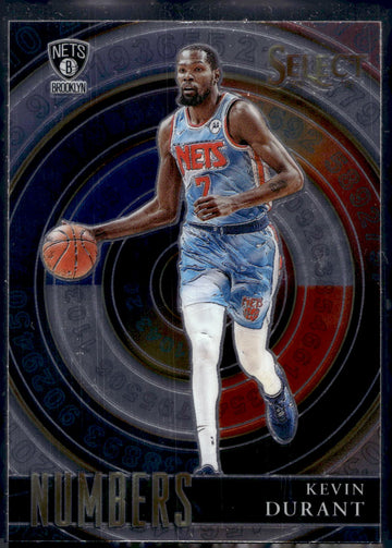 2020-21 Panini Select #10 Kevin Durant Select Numbers