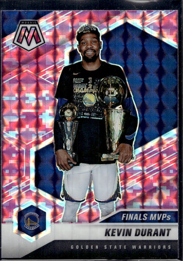 2020-21 Panini Mosaic #296 Kevin Durant Mosaic Camo Pink