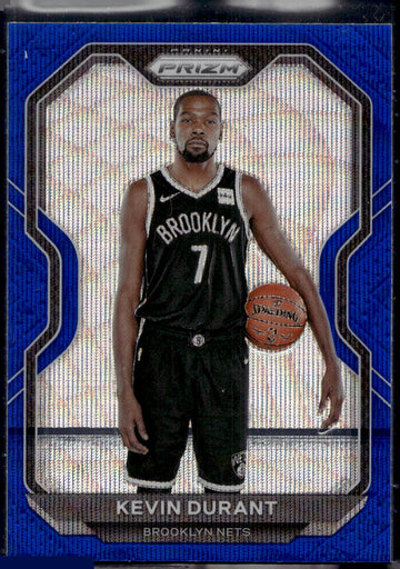2020-21 Panini Prizm #81 Kevin Durant Blue Wave Prizms