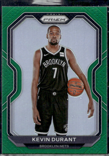 2020-21 Panini Prizm #81 Kevin Durant Green Prizms