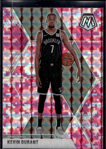 2019-20 Panini Mosaic #1 Kevin Durant Camo Pink