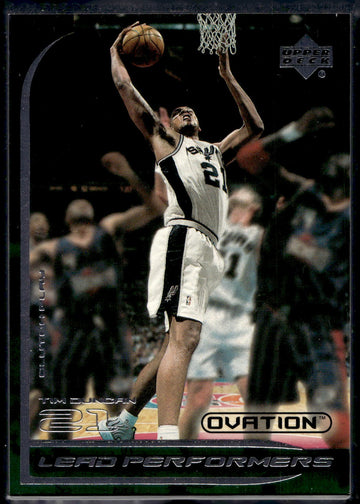 1999-00 Upper Deck Ovation #LP1 Tim Duncan Lead Performers