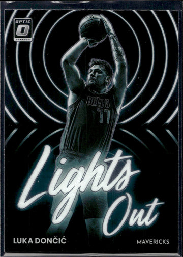 2022-23 Donruss Optic #10 Luka Doncic Lights Out