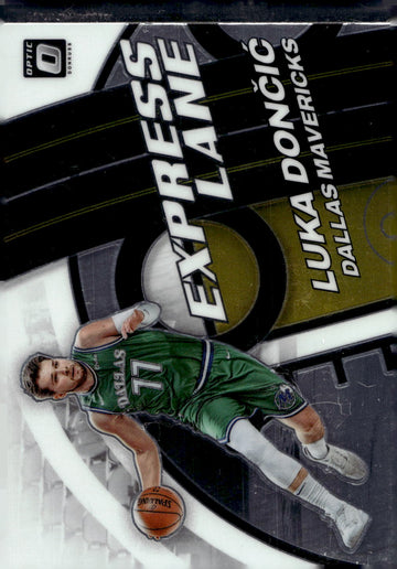 2021-22 Donruss Optic #7 Luka Doncic Express Lane
