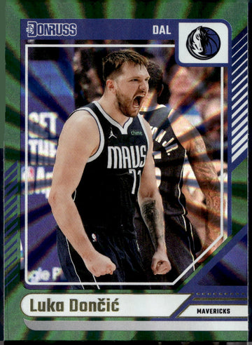 2024-25 Donruss #82 Luka Doncic Holo Green Laser