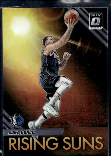 2023-24 Donruss Optic #14 Luka Doncic Rising Suns