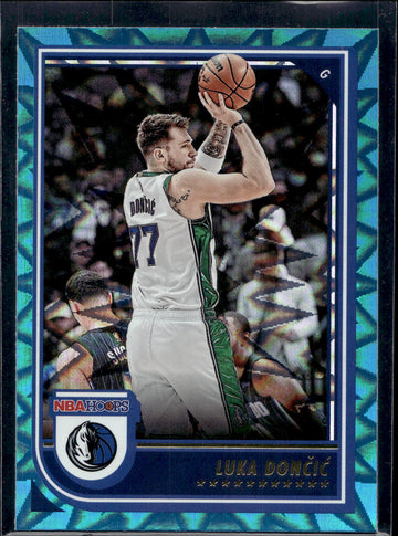 2022-23 Hoops #119 Luka Doncic Teal Explosion