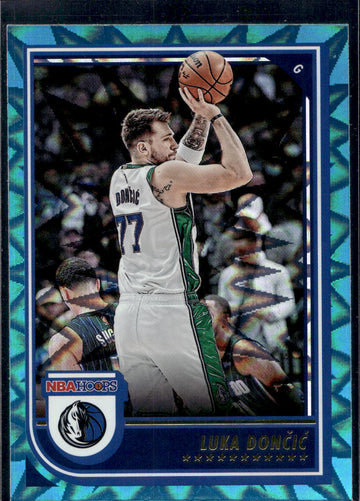 2022-23 Hoops #119 Luka Doncic Teal Explosion