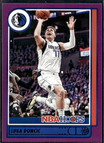 2021-22 Hoops #62 Luka Doncic Purple