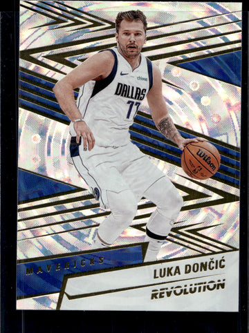 2024-25 Panini Revolution #13 Luka Doncic Fractal