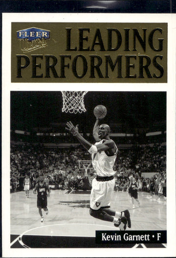 1998-99 Ultra #9 LP Kevin Garnett Leading Performers