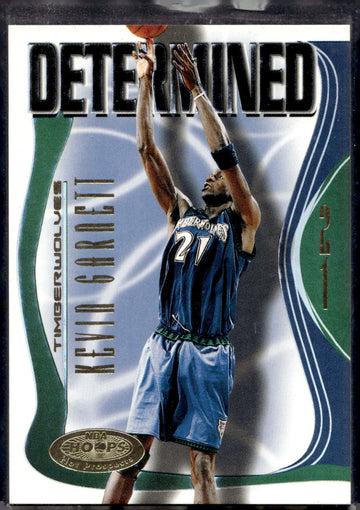 2000-01 Hoops Hot Prospects #10 D Kevin Garnett Determined