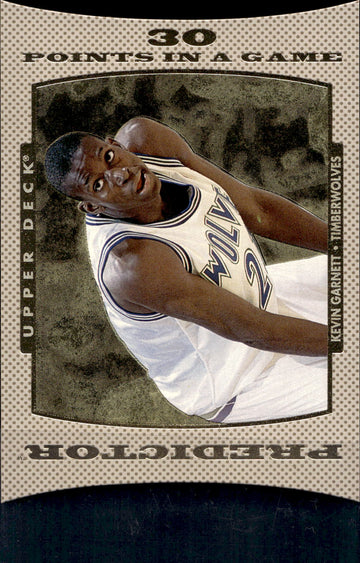 1996-97 Upper Deck #P10 Kevin Garnett Predictors II