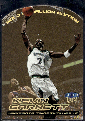 1999-00 Ultra #100G Kevin Garnett Gold Medallion