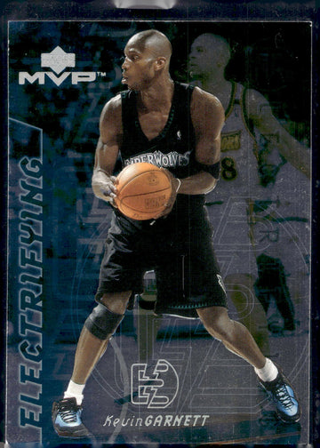 2000-01 Upper Deck MVP #E1 Kevin Garnett Electrifying