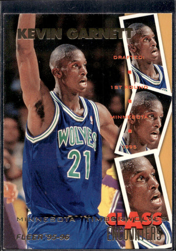 1995-96 Fleer #24 Kevin Garnett Class Encounters