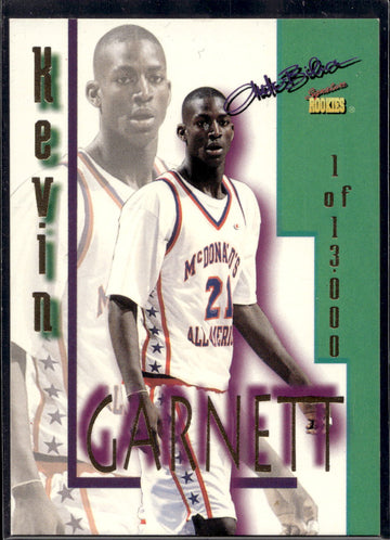 1995 Signature Rookies Autobilia #5 Kevin Garnett