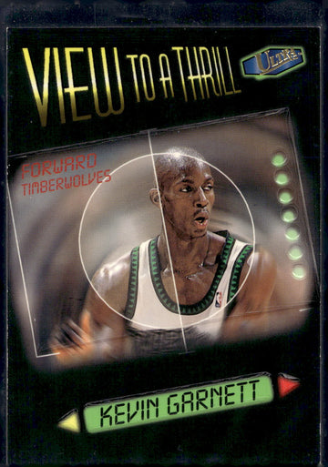 1997-98 Ultra #8 VT Kevin Garnett View to a Thrill