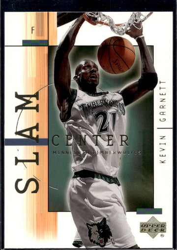 2001-02 Upper Deck #SC12 Kevin Garnett Slam Center