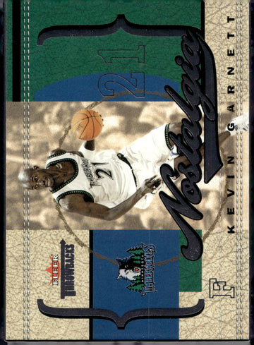 2004-05 Fleer Throwbacks #5 N Kevin Garnett Nostalgia #/1995